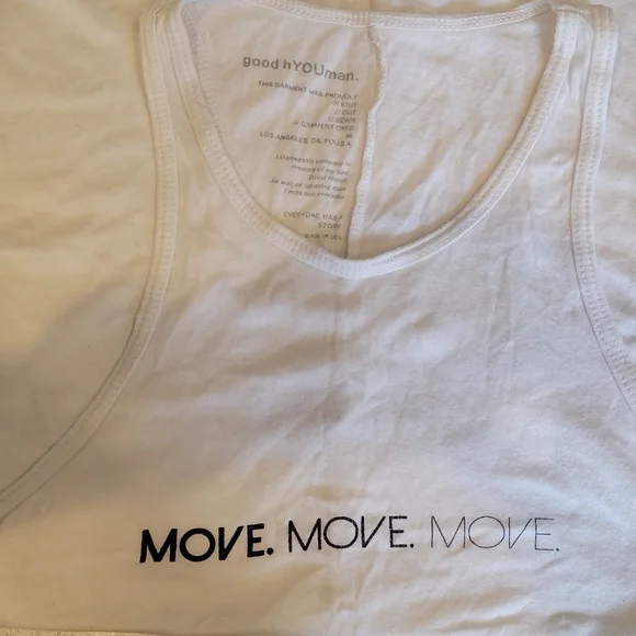 Good hYOUman Racer Back Tank - Picture 2 of 7